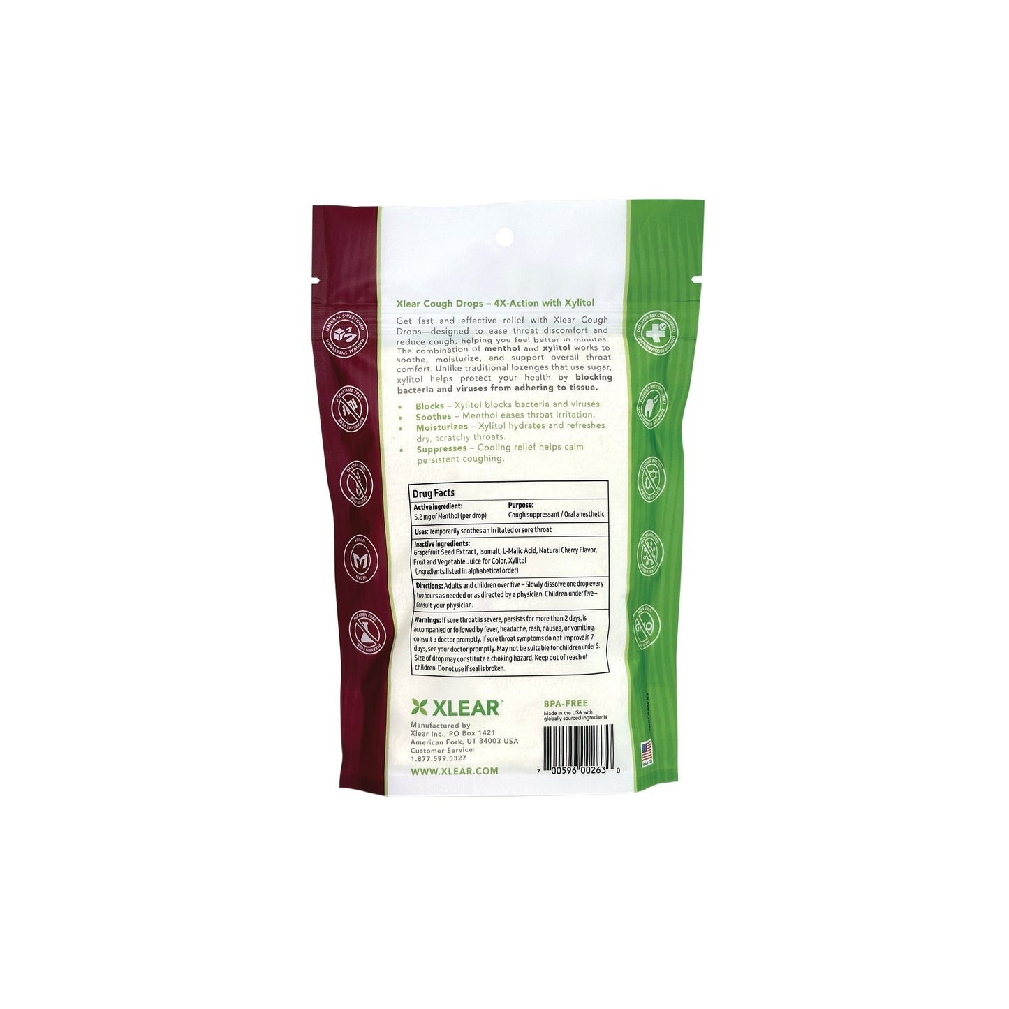 Black Cherry Sugar-free Cough Drops
