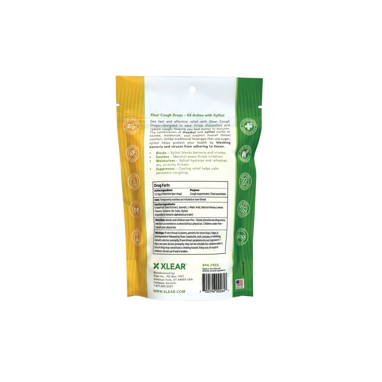 Honey Lemon Sugar-free Cough Drops